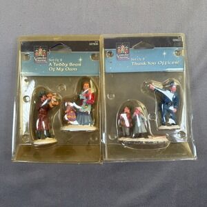Carole Towne Christmas Village Figurines OS Multicolor Victorian Holiday Decor